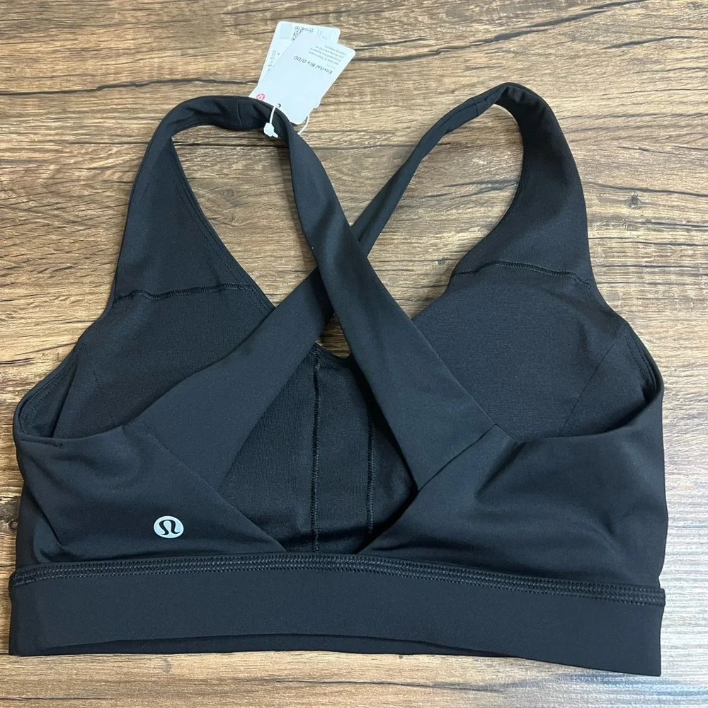 Lululemon Envital Bra D/DD Cup Black Size 4 NWT Medium Support - Picture 4 of 6